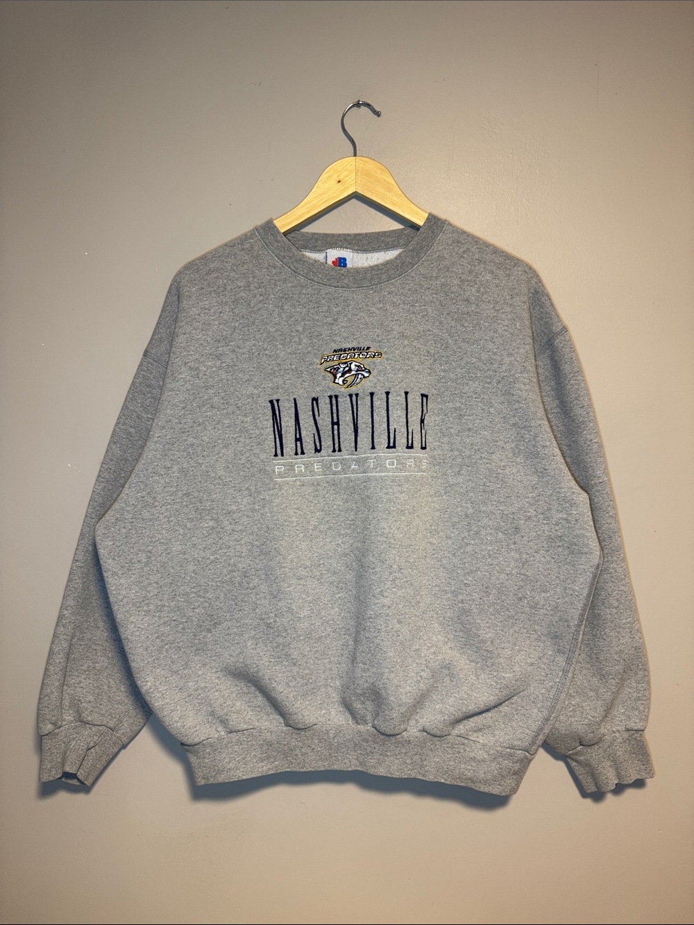 Vintage Nashville Predators Crewneck / 1990s / Medium / NHL